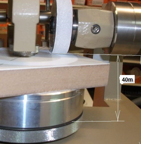 Taber Arm Height Extension Kit with Sample 懸臂高度延伸帶樣品測試